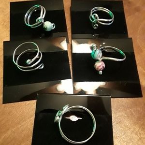 Sterling silver rings